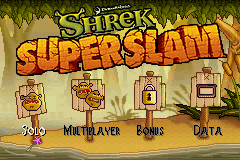 Shrek - Super Slam Title Screen